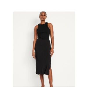 NWT Old Navy Women’s High-Waisted Midi Slip Skirt
